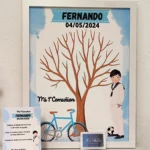 Árbol de Huellas Comunión Niño Marinero