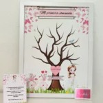 Árbol de Huellas Comunión Niña Mariposas