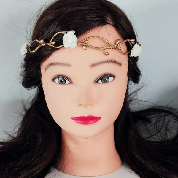 Corona de Flores para Niñas en Primera Comunión