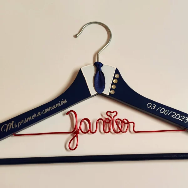 percha Personalizada primera Comunión Niño