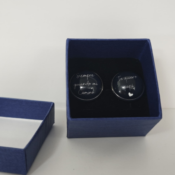 Gemelos personalizados Te Quiero Papá