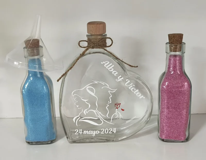 Conjunto de 3 Botellas para la Ceremonia de la Arena CRA060