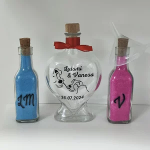 Conjunto de 3 Botellas para la Ceremonia de la Arena CRA064