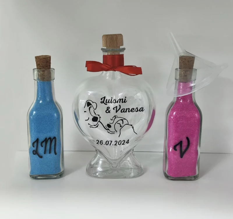 Conjunto de 3 Botellas para la Ceremonia de la Arena CRA064