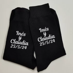 Calcetines negros personalizados