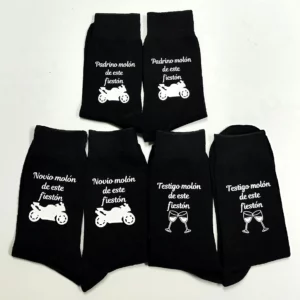 Calcetines negros personalizados