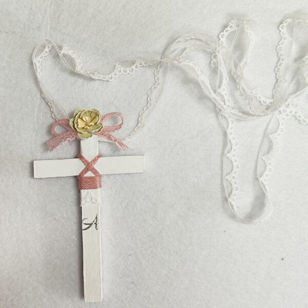 Cruz madera primera comunión niña | Recuerdo comunión