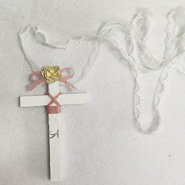 Cruz madera primera comunión niña | Recuerdo comunión