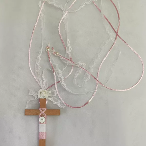 Cruz madera primera comunión niña | Recuerdo comunión
