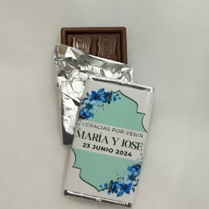 Mini chocolatinas personalizadas para bodas de la marca Nestlé