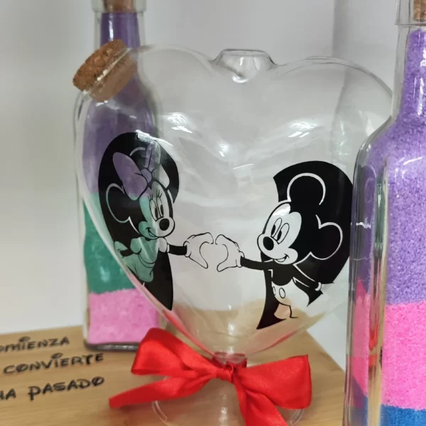 Conjunto ceremonia de la arena personalizado - Inspirado en Minnie y Mickey