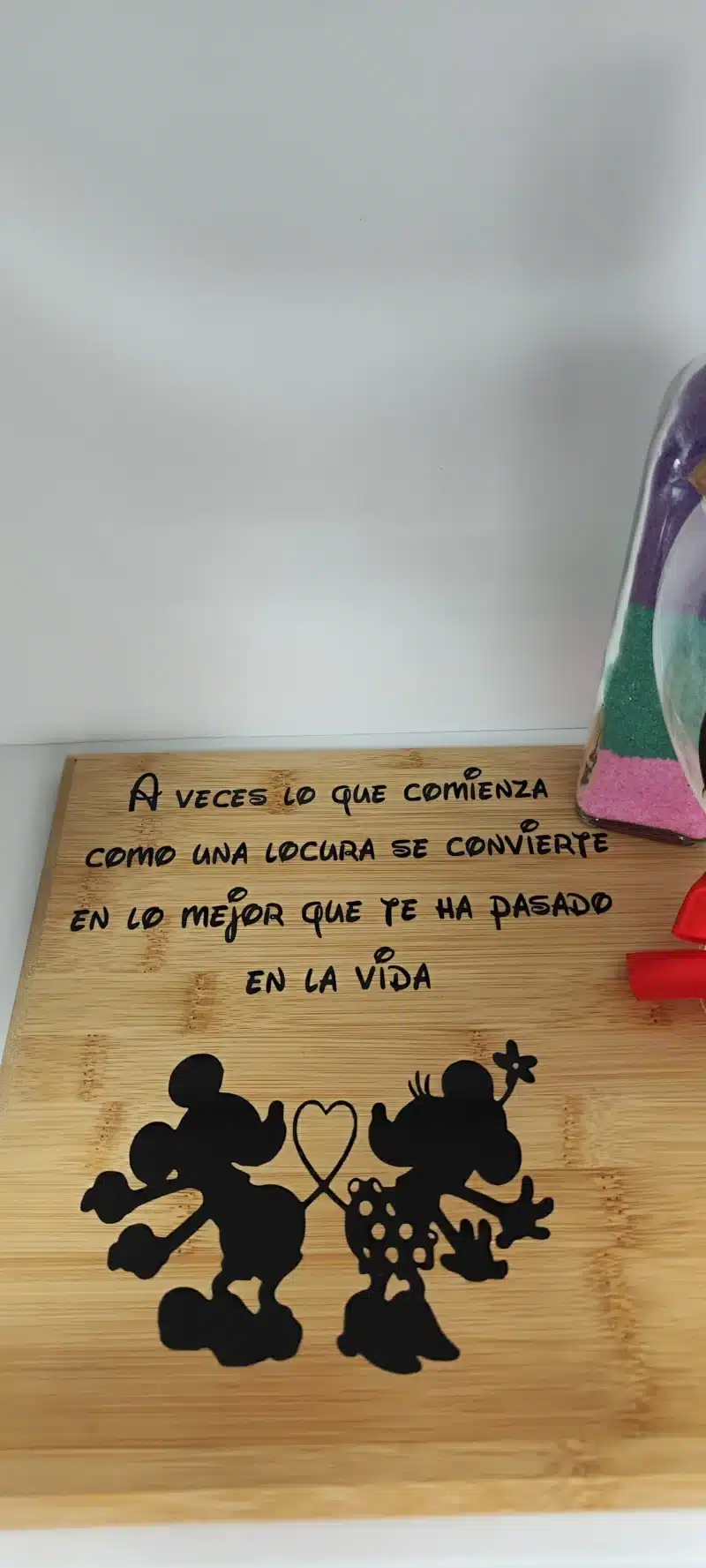 Conjunto ceremonia de la arena personalizado - Inspirado en Minnie y Mickey