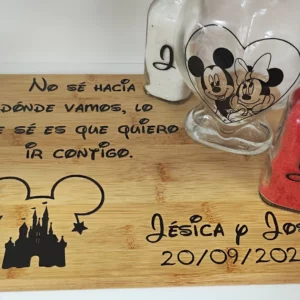 Conjunto ceremonia de la arena personalizado - Inspirado en Minnie y Mickey