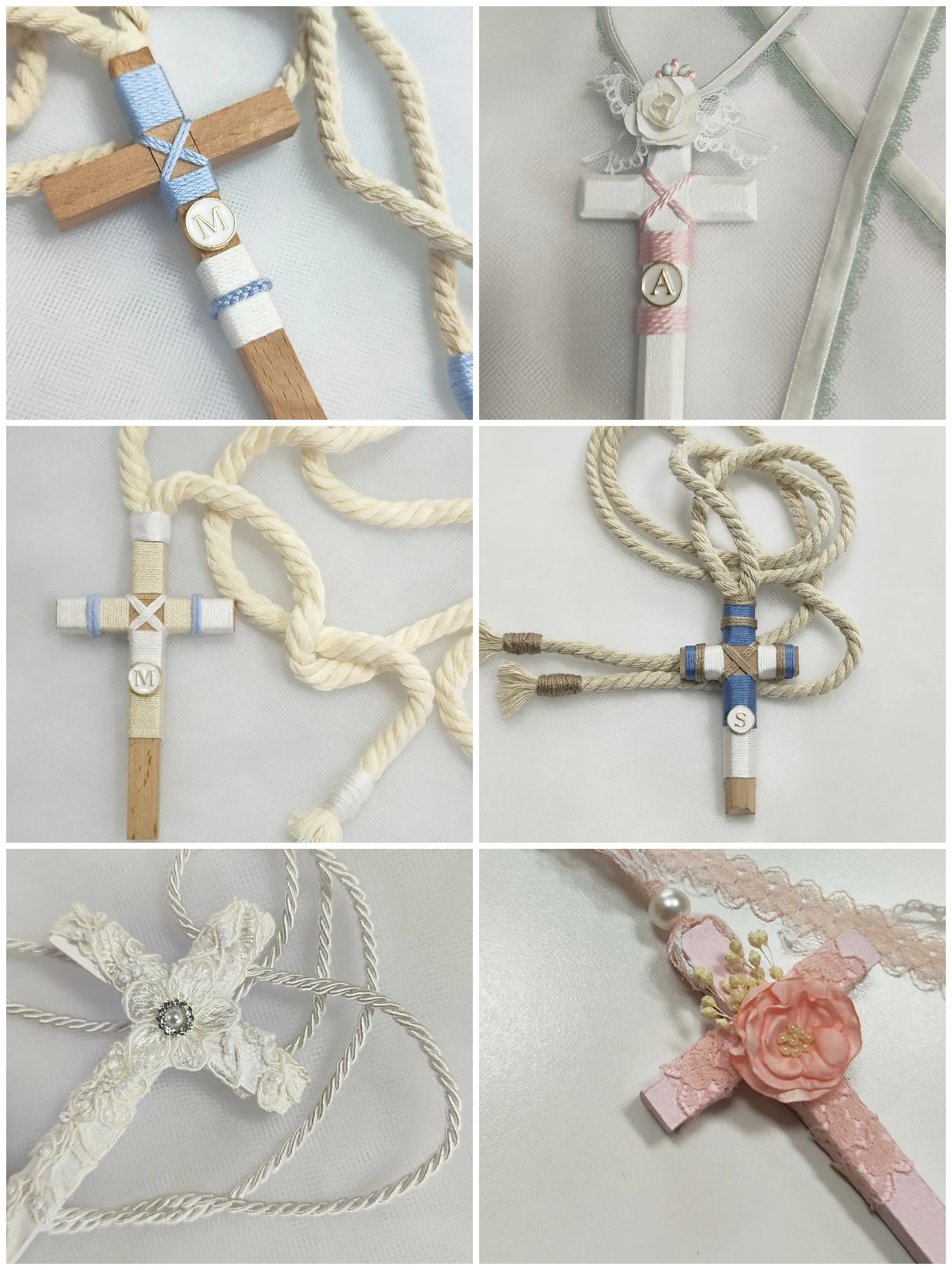 Cruz de madera para primera comunión