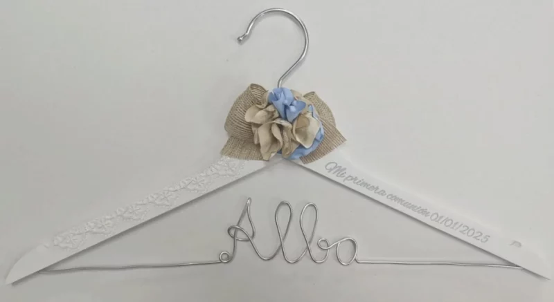 Percha personalizada para NiñA Primera Comunión