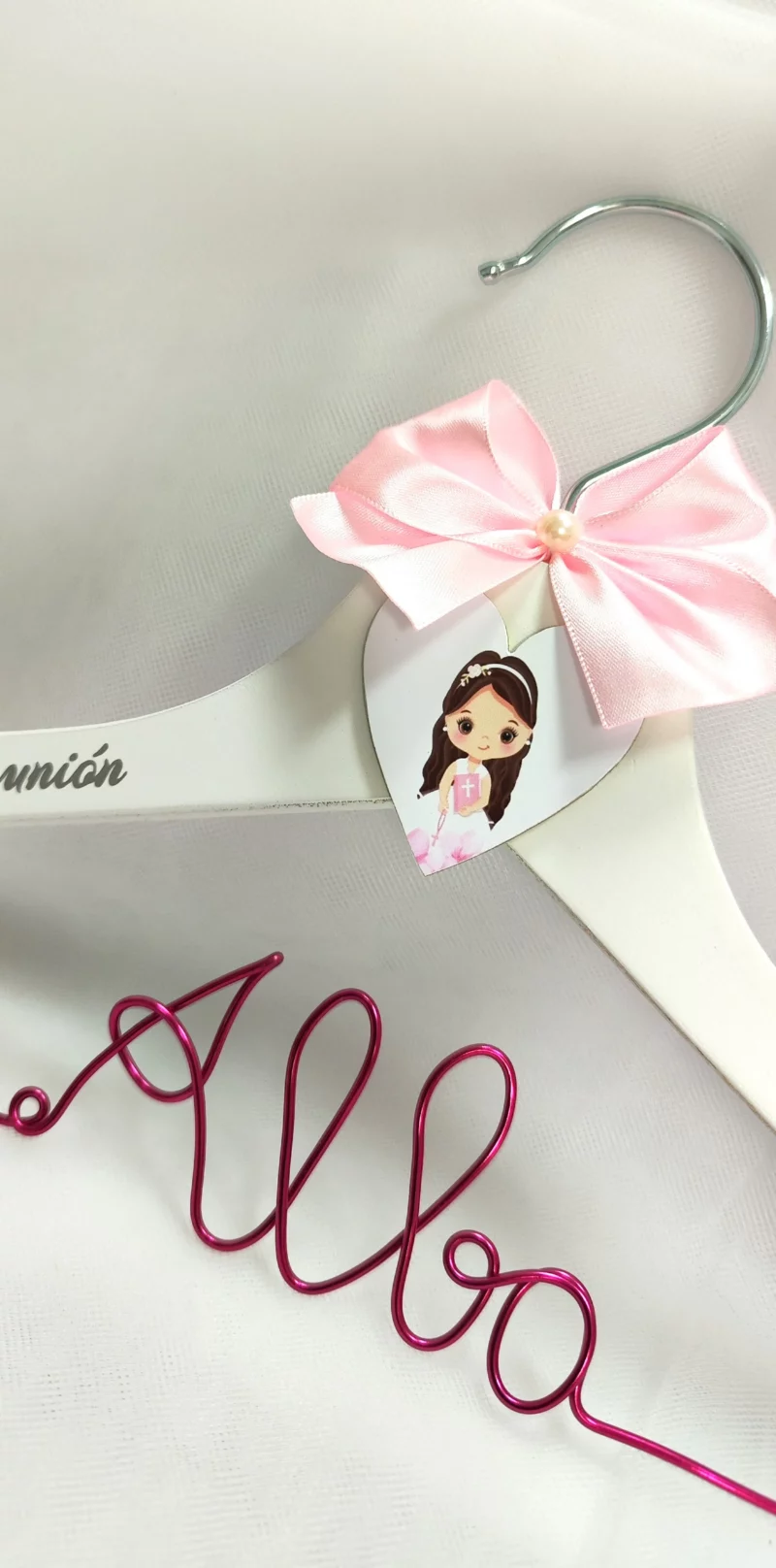 Percha personalizada para NiñA Primera Comunión