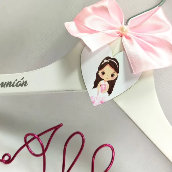 Percha personalizada para NiñA Primera Comunión