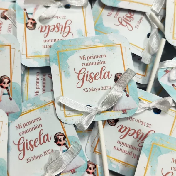 Piruleta comunión , Piruletas comunión