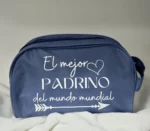 Neceser personalizado para padrino de boda con diseño único.