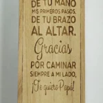 Caja de Madera para Botella de Vino con Grabado Láser