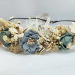 👑 Corona de Flores para Niñas – Primera Comunión