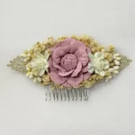 🌸 Tocado Floral – Primera Comunión y Eventos