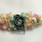 🌸 Peineta Floral – Primera Comunión y Eventos