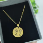 Collar Personalizado con Grabado Láser de Nombres y Figuras de Niños