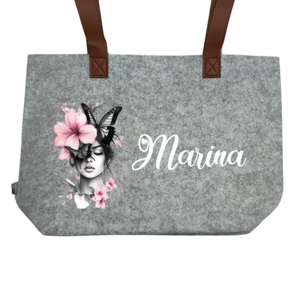 Bolsos de fieltro personalizados