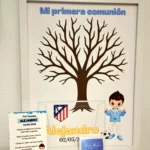 Árbol de Huellas Comunión Niño Fútbol