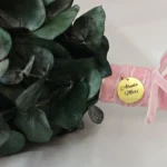 Medalla de Acero Inoxidable Grabada a Láser para Ramo de Novia