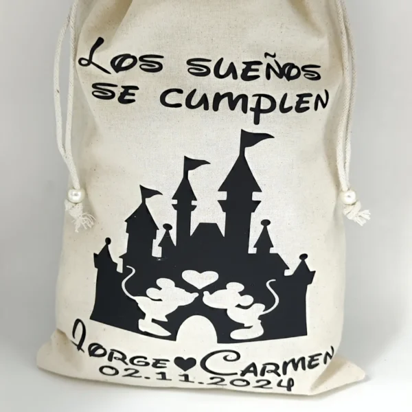 Bolsa Limosnera de Boda – Modelo Castillo de Cuento